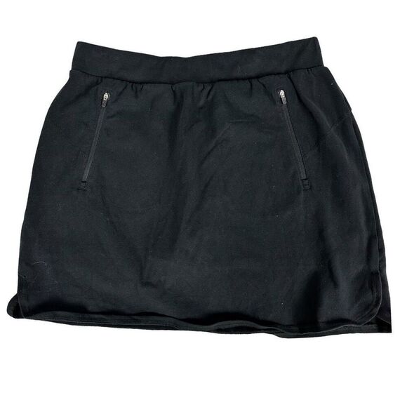T by Talbots Black Active Skort size Large - Picture 1 of 5